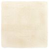 vidaXL Ryamatta med l&aring;ng lugg NAVARRA gr&auml;ddvit 120x120 cm polyester