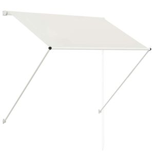 vidaXL Markis 150x150 cm gr&auml;ddvit