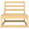 vidaXL Loungegrupp 8 delar massiv furu