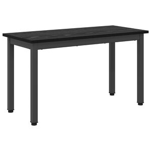 vidaXL b&auml;nk Svart Ek 80 x 35 x 45 cm Konstruerat tr&auml;