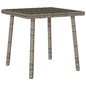 vidaXL Soffbord f&ouml;r tr&auml;dg&aring;rden rektangul&auml;rt gr&aring;tt 40x40x37 cm