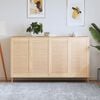 vidaXL Sk&aring;pluckor lamelldesign 4 st 99,3x49,4 cm massiv furu