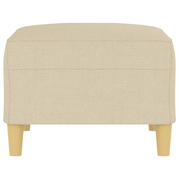 vidaXL Fotpall gr&auml;ddvit 70x55x41 cm tyg