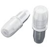 vidaXL Hylla Peg 2 pcs Silver 7 x 16 mm J&auml;rn