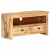 vidaXL TV-b&auml;nk 79x30x40 cm grovt mangotr&auml;