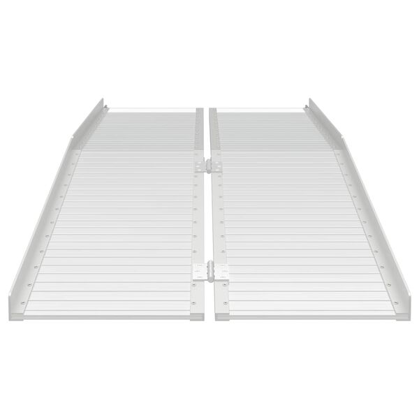 vidaXL Ramp f&ouml;r rullstol 270 kg Silver 92 x 73 x 5 cm Aluminium