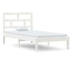 vidaXL S&auml;ngram massiv furu 90x190 cm vit