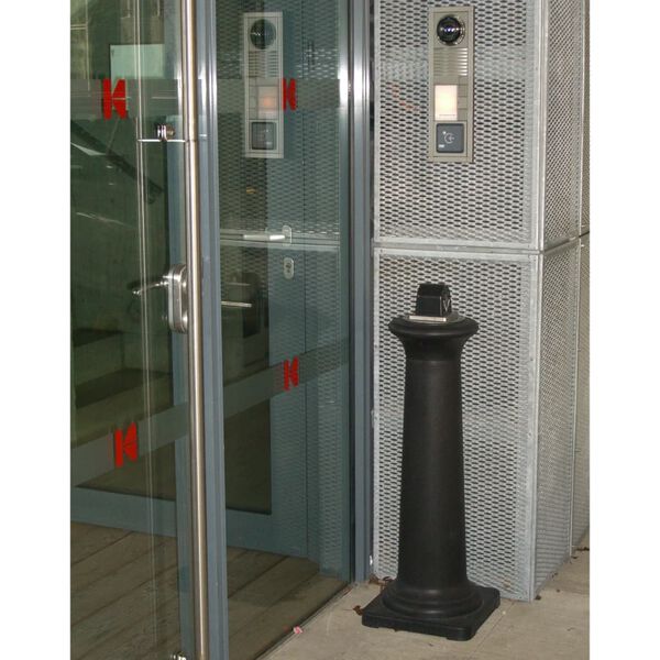 Rubbermaid Askfat f&ouml;r utomhusbruk Tuscan svart