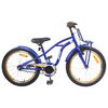 vidaXL Barncykel 18 Tum f&ouml;r 5-7 &aring;r gamla M&ouml;rkbl&aring;