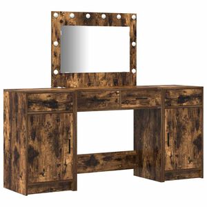 vidaXL Smyckebord 3 st Brun 78,5 x 41 x 135 cm Konstruerat tr&auml;