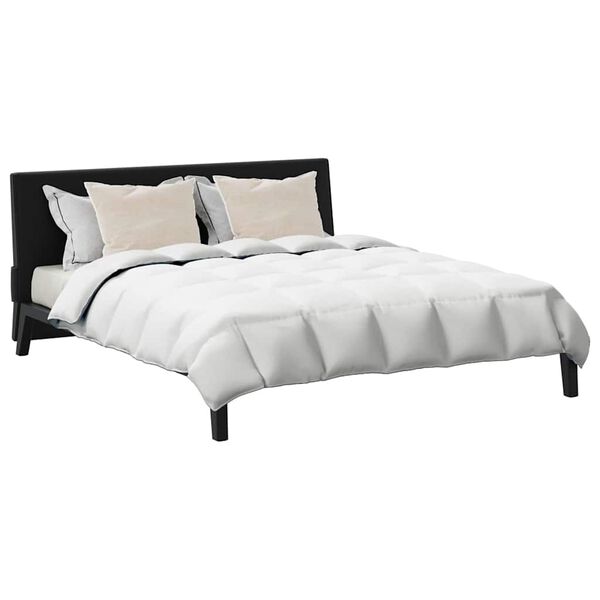 vidaXL Vinter Täcke med kudde 3 pcs Vit Dunfjäder