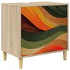 vidaXL Badrumssk&aring;p BONN Sonoma-ek 60 x 40 x 60 cm Konstruerat tr&auml;