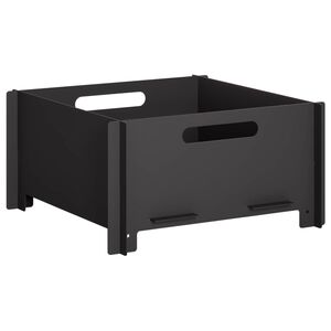 vidaXL Eldstad Svart 40 x 40 x 20 cm St&aring;l
