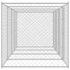 vidaXL Hundbur Silver 800 x 200 x 200 cm Galvaniserat Stål