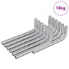 vidaXL Sexkantnyckel 1800 pcs Silver 32 x 86 mm St&aring;l