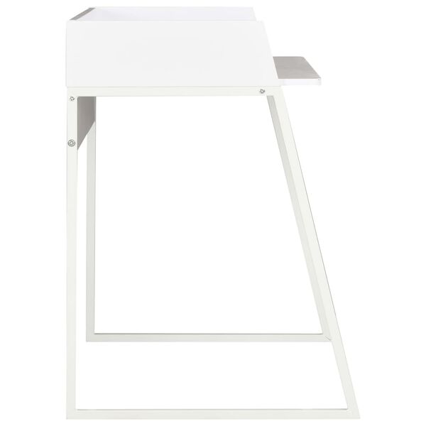 vidaXL Skrivbord vit 90x60x88 cm