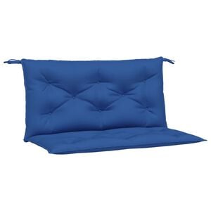 vidaXL B&auml;nkdynor f&ouml;r tr&auml;dg&aring;rden 2 st kungsbl&aring; 100x50x7 cm oxfordtyg