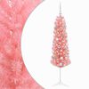 vidaXL Smal konstgjord julgran med julkulor 150 cm 150 LED-lampor