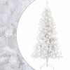 vidaXL Plast Hingad Julgran 150 cm 150 LED-lampor Varmvit