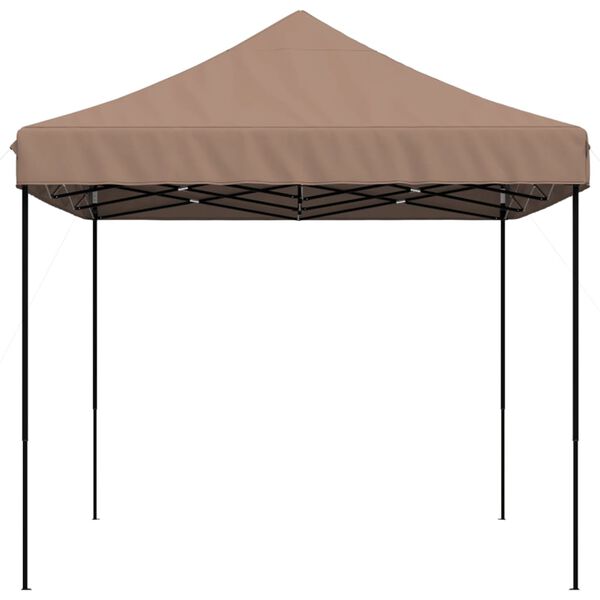 vidaXL Pop-Up hopfällbart partytält 440x292x315 cm brun