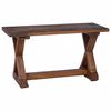 vidaXL b&auml;nk Naturf&auml;rg 85 x 35 x 46 cm Massivt &aring;tervunnet tr&auml;