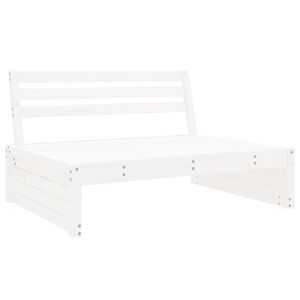vidaXL Mittensoffa vit 120x80 cm massiv furu
