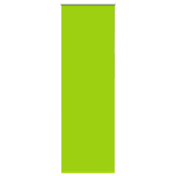 vidaXL Rullgardin m&ouml;rkl&auml;ggning blad gr&ouml;n 65x210 cm tyg bredd 60,7 cm