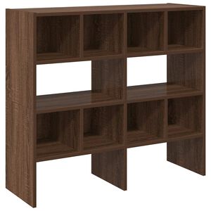 vidaXL Skohyllor 2 st stapelbara brun ek 89,5x30x40 cm