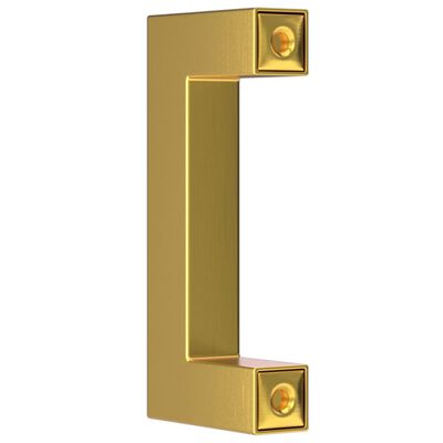 vidaXL Skåphandtag 20 st guld 64 mm rostfritt stål