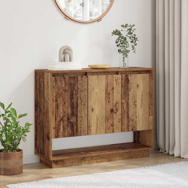 vidaXL Sideboard Gammalt tr&auml; 97 x 29 x 75 cm Konstruerat tr&auml;