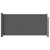 vidaXL Utf&auml;llbar sidomarkis Antracit 300 x 100 cm Polyester
