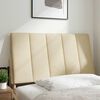 vidaXL Headboard Cushion "Hanko" Cream 80 cm Fabric
