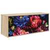 vidaXL V&auml;ggmonterad TV-sk&aring;p KIEL 102 x 33 x 40 cm Sonoma-ek