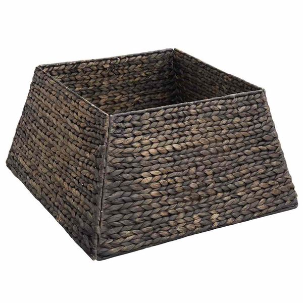 vidaXL Jultr&auml;dskrage Svart 50 x 50 x 25 cm Vattenhyacint