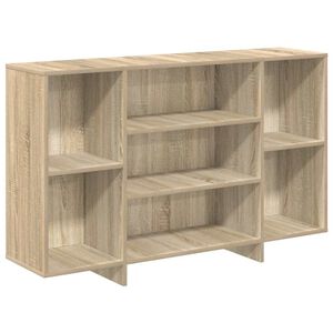 vidaXL Byr&aring; sonoma-ek 120x30x75 cm konstruerat tr&auml;