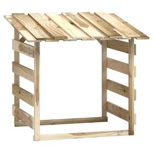 vidaXL Pergola med tak 100x90x100 cm impregnerad furu