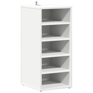 vidaXL Skosk&aring;p vit 31,5x35x70 cm konstruerat tr&auml;