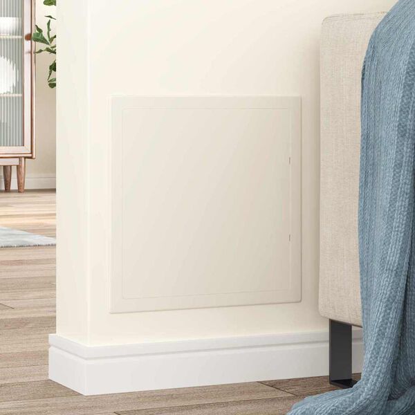 vidaXL &Aring;tkomstpaneler Vit 30 x 30 cm ABS Plast