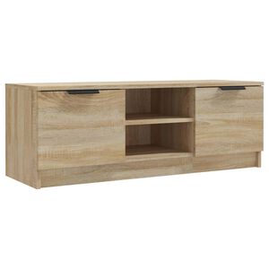 vidaXL Tv-b&auml;nk sonoma-ek 102x35x36,5 cm konstruerat tr&auml;