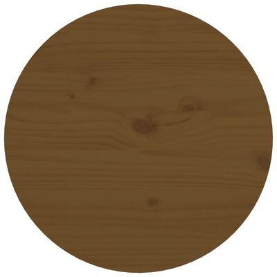 vidaXL Soffbord honungsbrun Ø 55 x 60 cm massiv furu