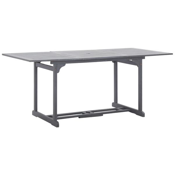 vidaXL Matgrupp f&ouml;r tr&auml;dg&aring;rden 9 delar massivt akaciatr&auml; gr&aring;