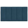 vidaXL Headboard Cushion "Hanko" Blue 80 cm Velvet