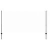 vidaXL St&auml;ngselstolpe 11 pcs Gr&aring; 120 cm St&aring;l