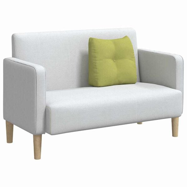 vidaXL Ryggkudde Ljusgr&ouml;n 45 x 24 x 50 cm tyg