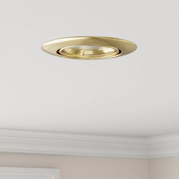 vidaXL Spotlight 24 pcs Guld 9 x 9 x 2.5 cm Metall