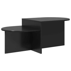 vidaXL Kaffeebord Svart ek 100 x 50 x 40 cm Konstruerat tr&auml;