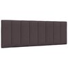 vidaXL Bed Frame without Mattress "Hanko" Dark Brown 140x200 cm Fabric