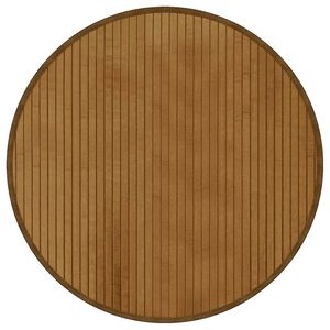 vidaXL Matta rund brun 60 cm bambu