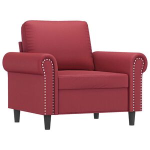 vidaXL F&aring;t&ouml;lj vinr&ouml;d 60 cm Konstl&auml;der