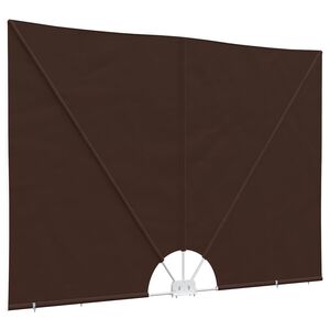 vidaXL Balcony Privacy Screen Rektangul&auml;r 150 x 300 cm Polyester Brun